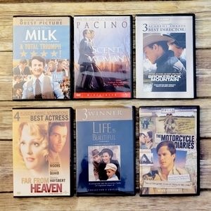 6 DVD Movies Bundle